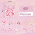 Pet Sticker Pack Crystal Story Series Crystal Ore Silver Hot Stamping Die-Cut Journal Decoration Stickers Cross-Border