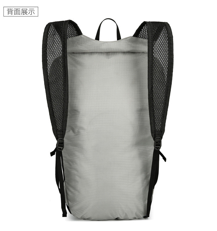 Cross-Border Outdoor Folding Backpack Waterproof Mountaineering Bag Backpack Folding Bag Outdoor Large Capacity Travel Backpack