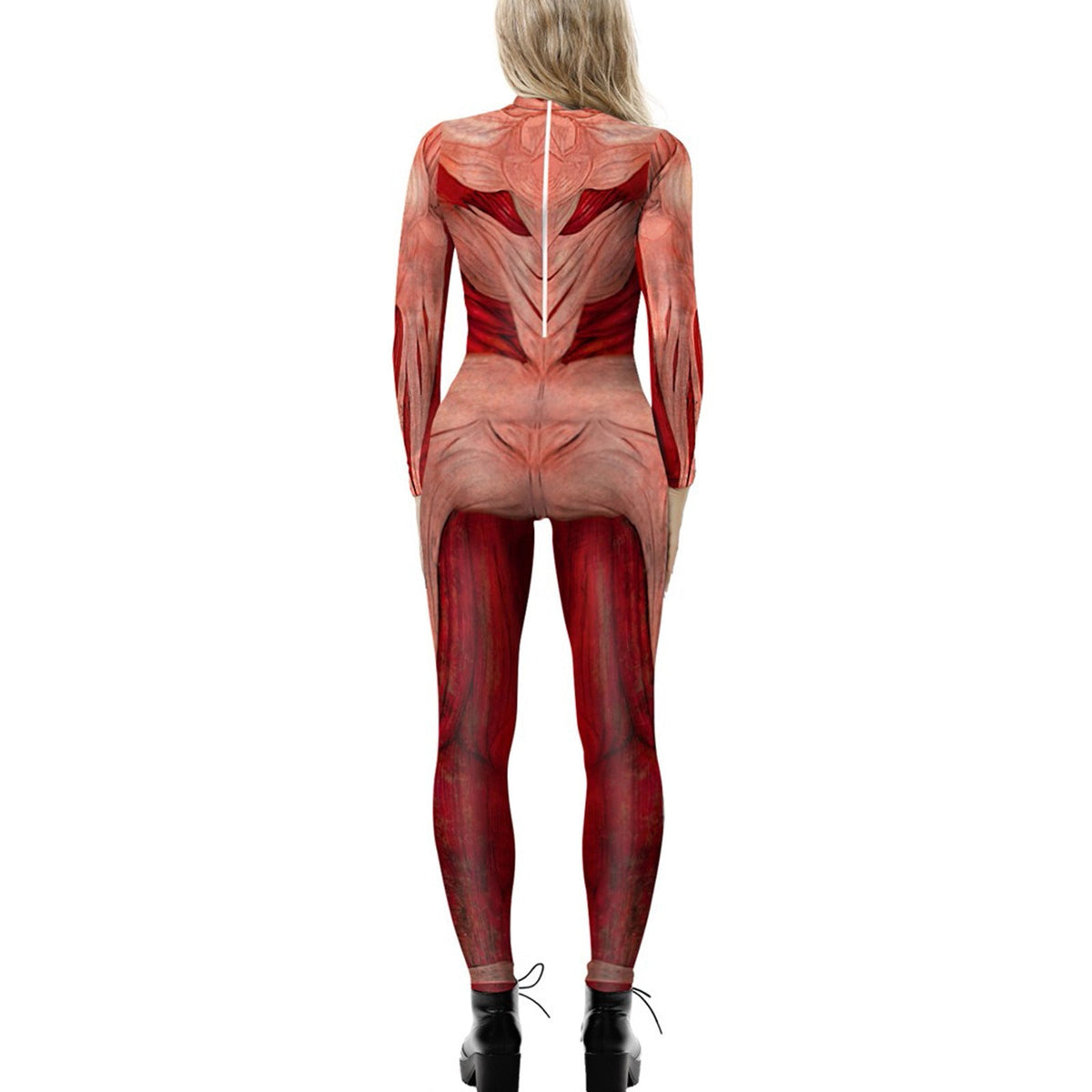 European and American New funny long-sleeved Halloween jumpsuit