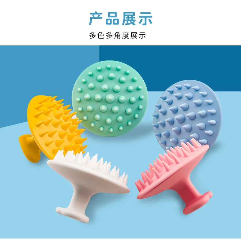 New Cat Dog Combing Massage Brush Pet Shop Universal Bath Artifact Large Silicone Cleaning