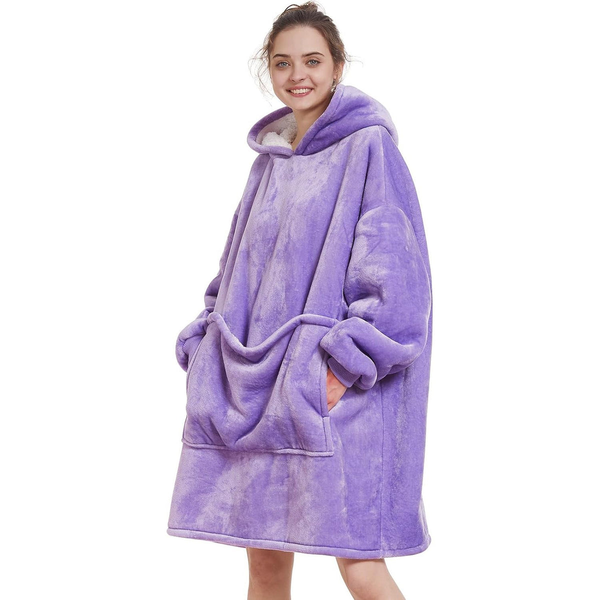 Amazon Hot Selling Autumn and Winter Flannel Double Layer Pajamas fleece-lined Warm Long Sleeve plus size Pet Bag Home Clothes