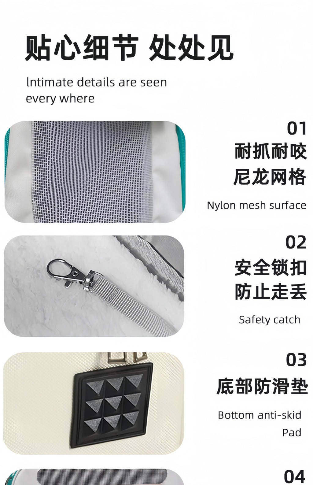 Cat Bag Outgoing Portable Cat Dog Backpack Cat Cage Breathable Crossbody Portable Cat Bag Large Capacity Pet Bag