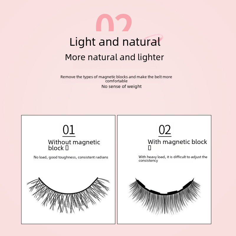 Magic Beauty Glue-free Self-adhesive False Eyelashes Studio Supernatural Simulation False Eyelashes Quick Sticker Double Glue Eyelashes