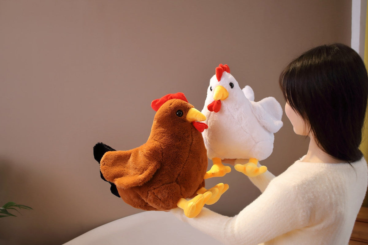 New Cute Big Cock Doll Cross Border Plush Toy Hen Doll Girl Sleeping Pillow Home Decorations