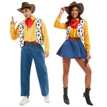 European and American New Christmas Clown Costumes, Christmas Green Costumes for Men and Women, Couple Costumes, Christmas Costumes, Stage Performance Costumes