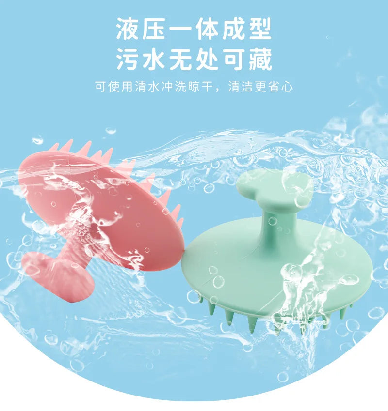 New Cat Dog Combing Massage Brush Pet Shop Universal Bath Artifact Large Silicone Cleaning