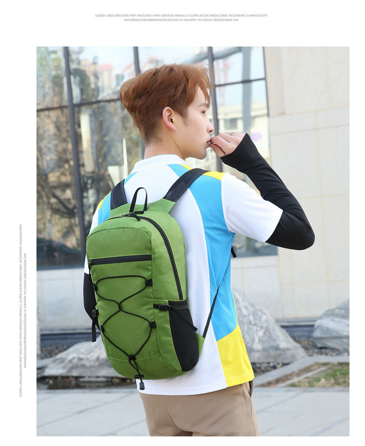 Cross-Border Outdoor Folding Backpack Waterproof Mountaineering Bag Backpack Folding Bag Outdoor Large Capacity Travel Backpack