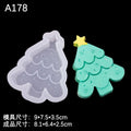 Christmas series 3D 3D gingerbread man Christmas tree silicone mold fondant cake decoration chocolate mold