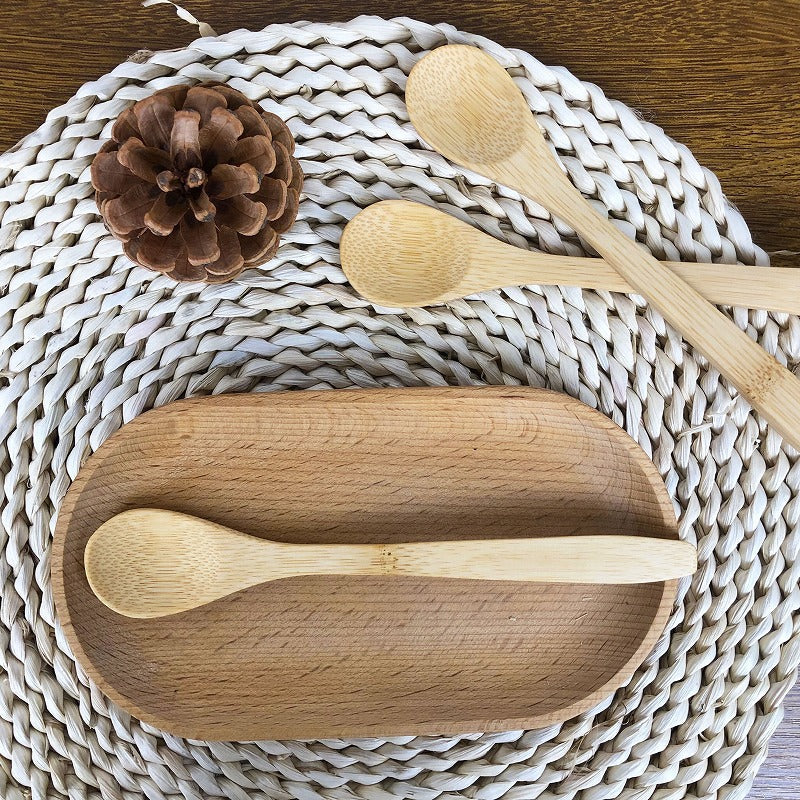 Natural Bamboo Spoon – Long Handle for Honey & Jam