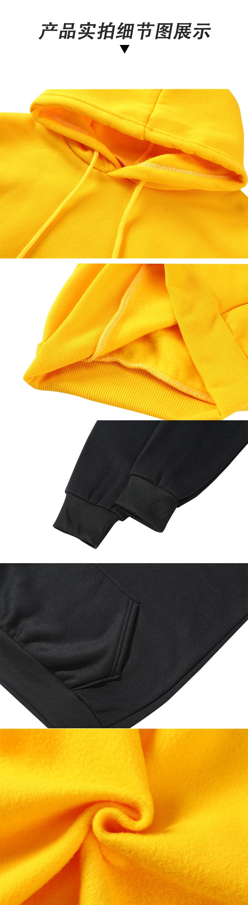 in stock foreign trade cross-border Christmas letters Merry Christmas printed hooded vests European and American autumn and winter men and women