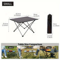 Portable Folding Outdoor Tables - Heavy Duty Aluminium Adjustable Table Indoor