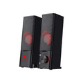 Redragon GS550 PC Gaming Speakers - Desktop Sound Bar Quality Bass & Red Backlight