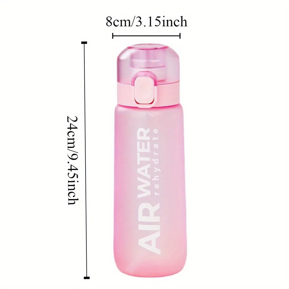 750ml/25oz Fruit Flavor Water Bottle 0 Sugar 0 Calories Sports Drinking Cup with 7 Fruit Pods Ideal for Fitness Sports Outdoor