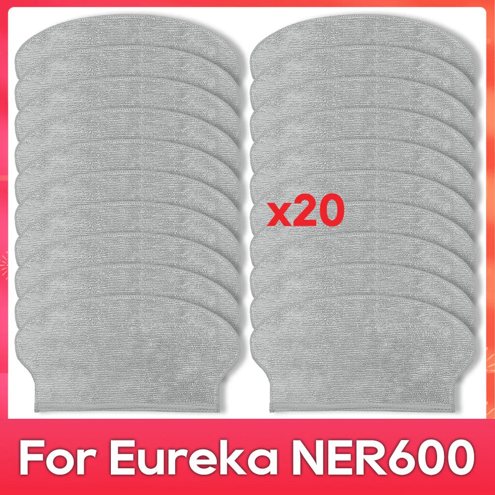 Fit For ( Eureka NER600 ) Roller Main Side Brush Hepa Filter Mop Rag Robot Vacuum Cleaner Spare Part Accessory Replacement Kit