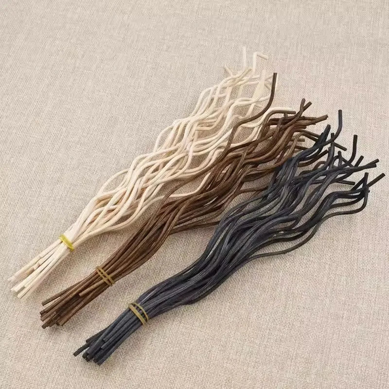 20Pcs Long Wavy Rattan Reed Diffuser Sticks Fragrance Diffuser Replacement Refill Air Freshener Home Fragrance Accessory
