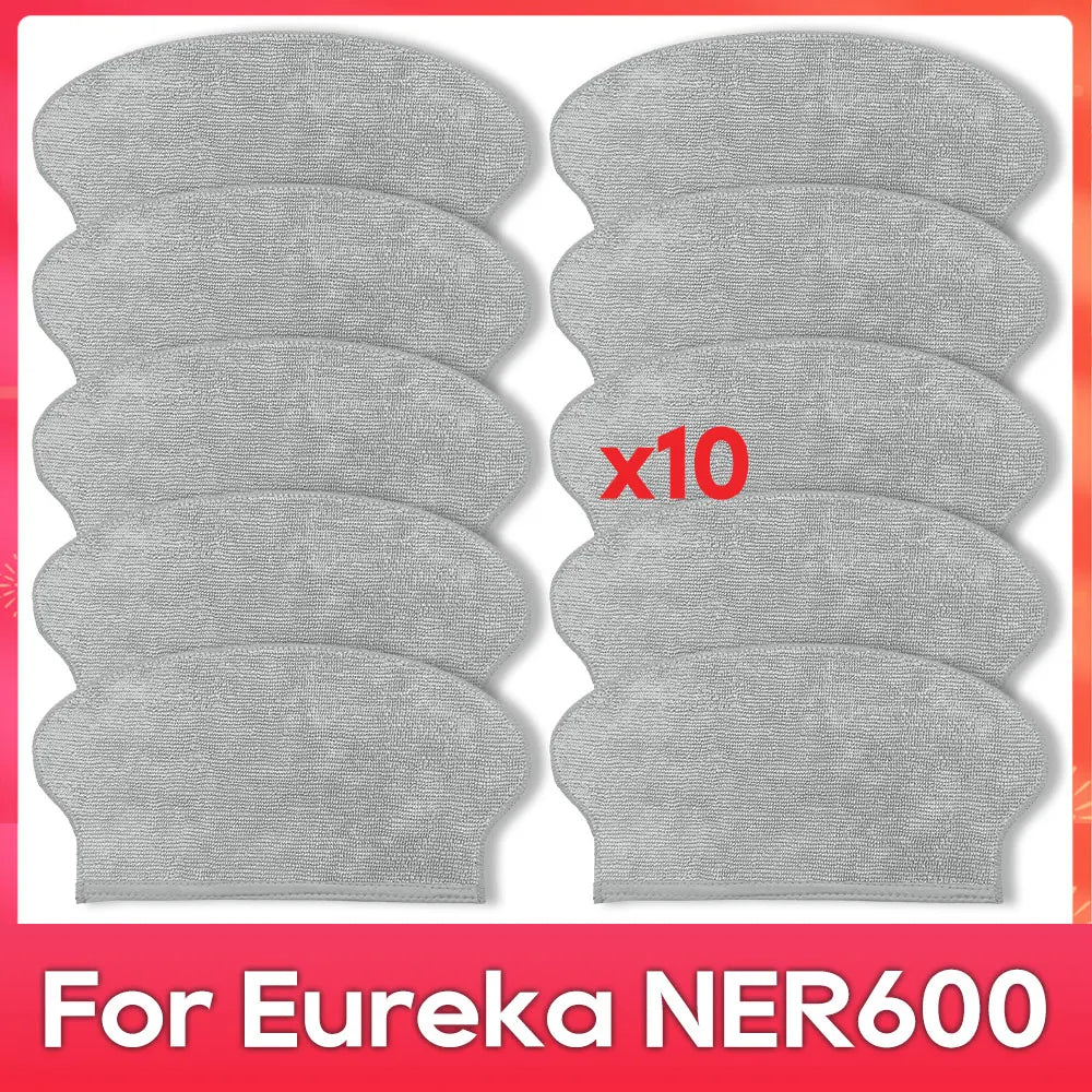 Fit For ( Eureka NER600 ) Roller Main Side Brush Hepa Filter Mop Rag Robot Vacuum Cleaner Spare Part Accessory Replacement Kit