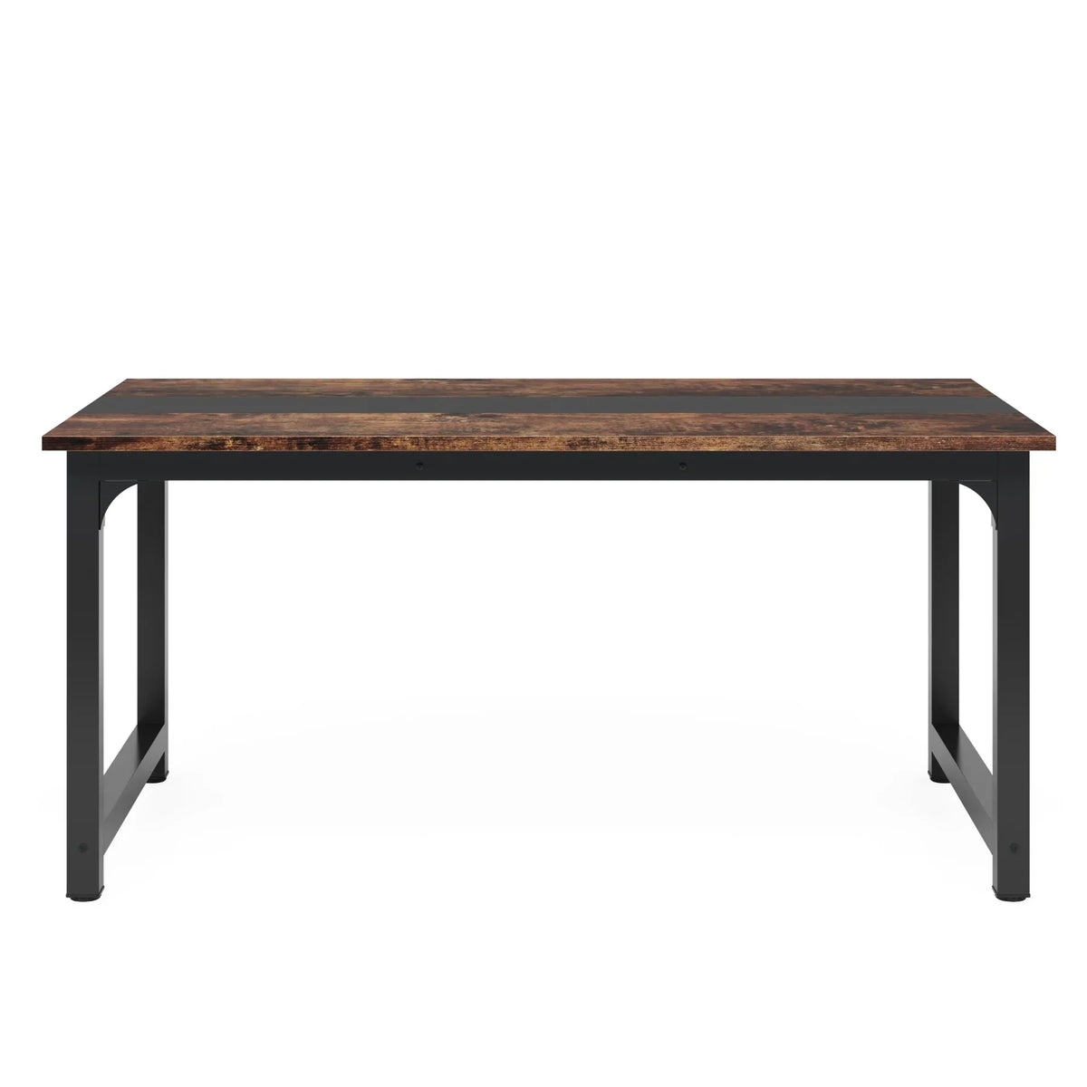 Tribesigns 63"x31.5" Dining Table, Industrial Kitchen Table for 6-8 Person, Rectangular Dinner Table for Dining Room Kitchen