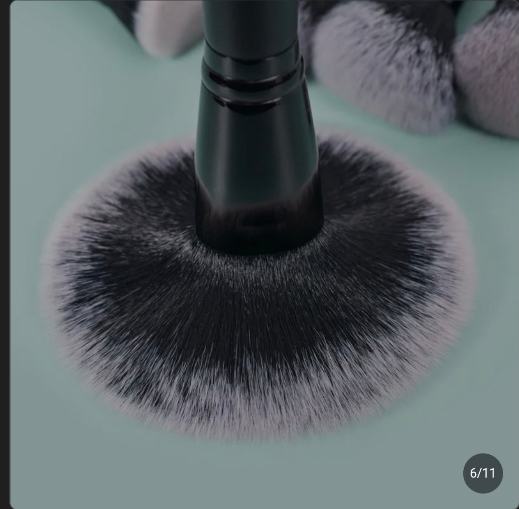 Rose Gold Makeup Brushes - Close Up