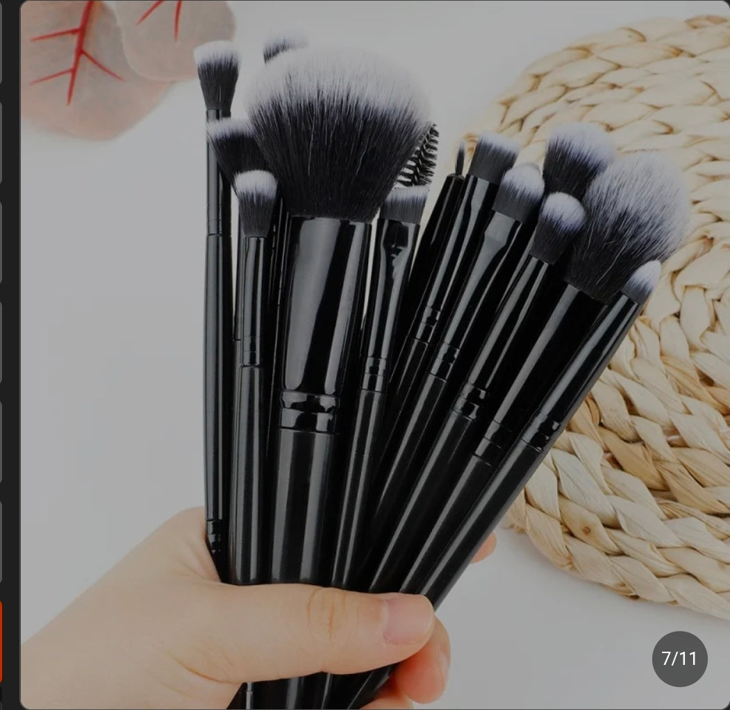 Makeup Brush Bristles Detail
