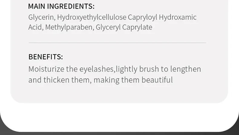 7-day eyelash growth essence natural curl long beauty and health roll