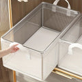 Transparent Storage Box Solid Steel Frame – Waterproof Home Organisation Basket