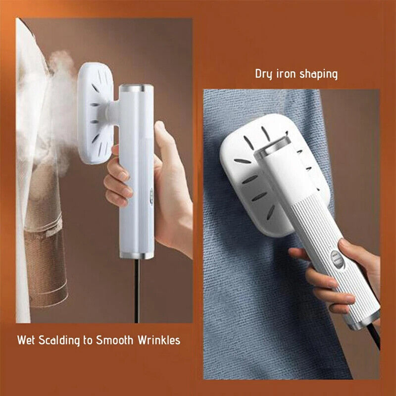 Travel Steamer Mini Iron For Clothes Portable Handheld Steam Iron White Compact