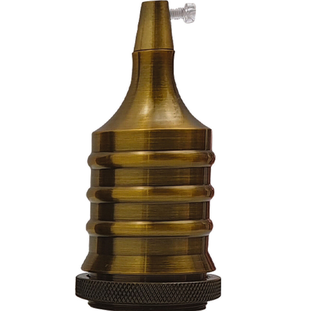 LEDSone industrial Vintage E27 Yellow Brass  Retro Industrial Style Lamp Holder~2493