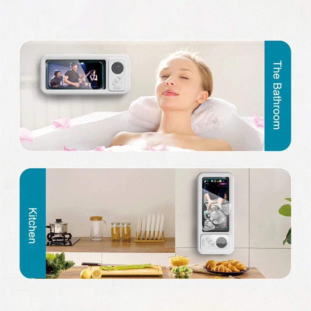 Waterproof Bluetooth Box Shower Speaker 360° Rotation