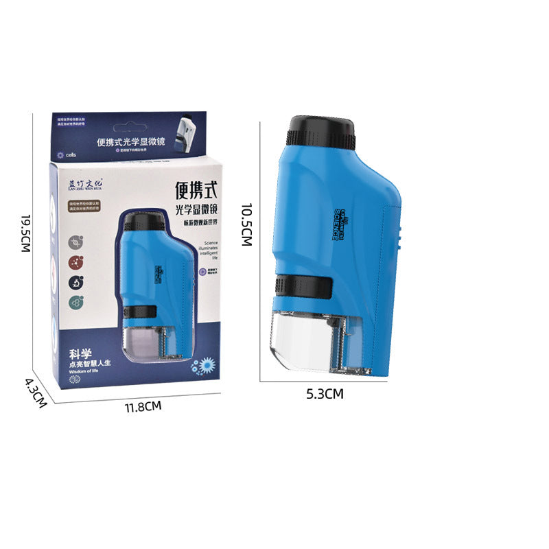 Children's Portable Optical Handheld Microscope Toy Mini Creature