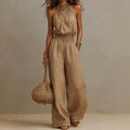 European And American Women's Backless Jumpsuit