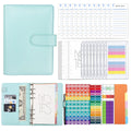 Leather loose-leaf accounting notebook financial planner