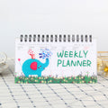 Cartoon tearable week planner
