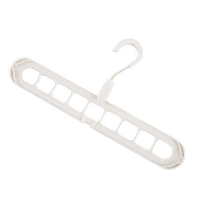 9-hole Clothes Hanger Organizer Space Saving Hanger Multi-function Folding Magic Hangers Drying Racks Scarf Clothes Storage