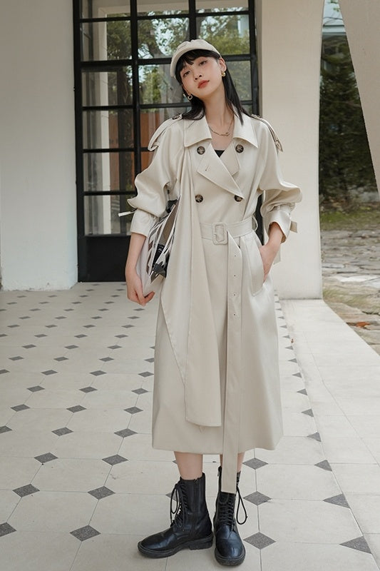 Women's Fashion High Sense Trench Coat