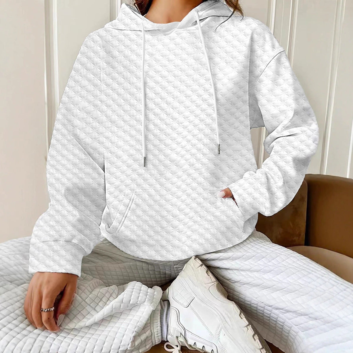 Women's Long Sleeve Sweatshirt Casual And Fashionable Pullover Hoodie