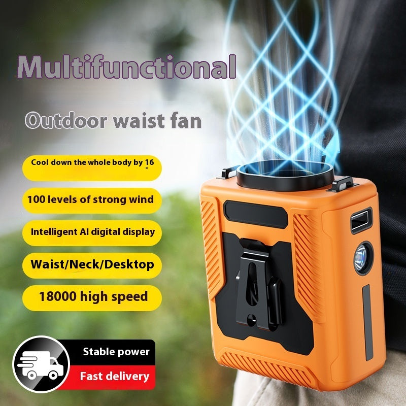 Outdoor Portable Cooling Fan Wrist Hanging