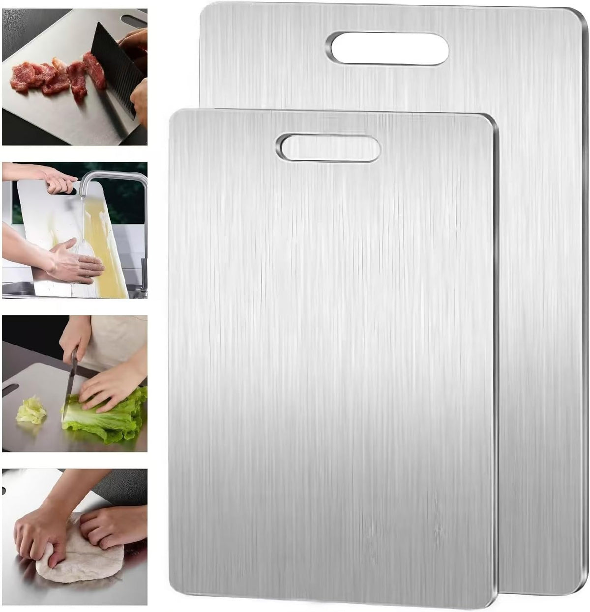 Panel And Chopping Board Kitchen Household Thickened Double Sided Cutting Board Block Kneading Dough Board