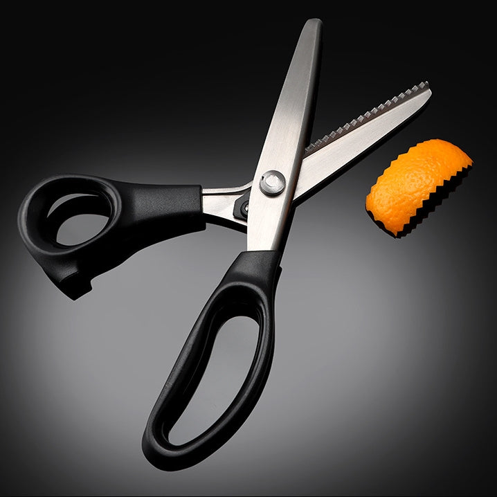 Triangle Dog Teeth Serrated Dressmaker's Shears Handmade Lace Arc Wave Scissors