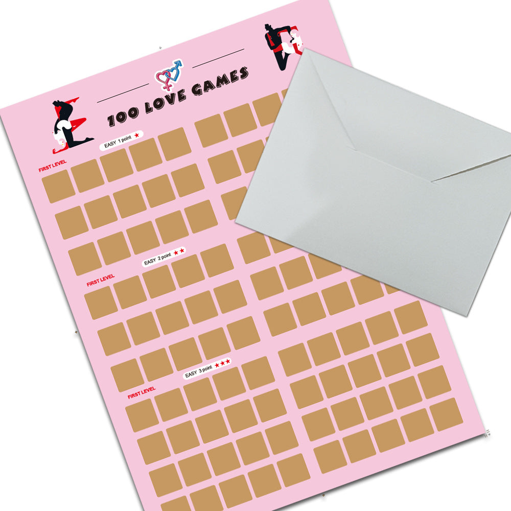 Challenge Valentine's Day Scratch-off Poster