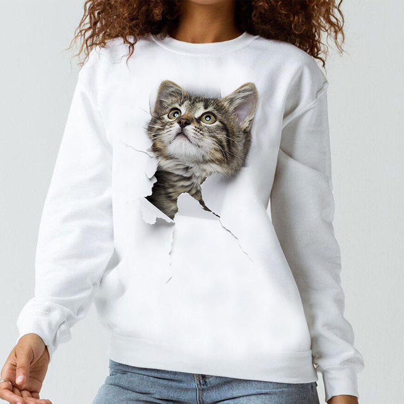 Autumn New Children's Casual Round Neck Pullover Wool Blend
