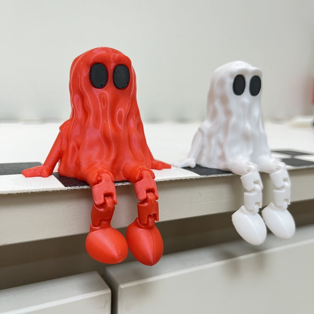 3D Printing Halloween Ghost Movable Joint Ornaments