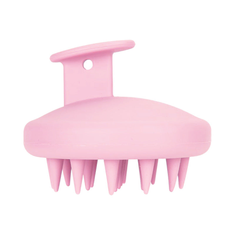 Silicone Shampoo Brush Head And Scalp Cleaning