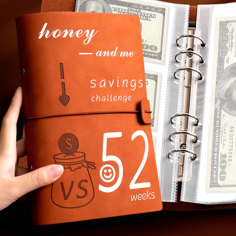 52 Weeks Couple Challenge Saving Journal Book