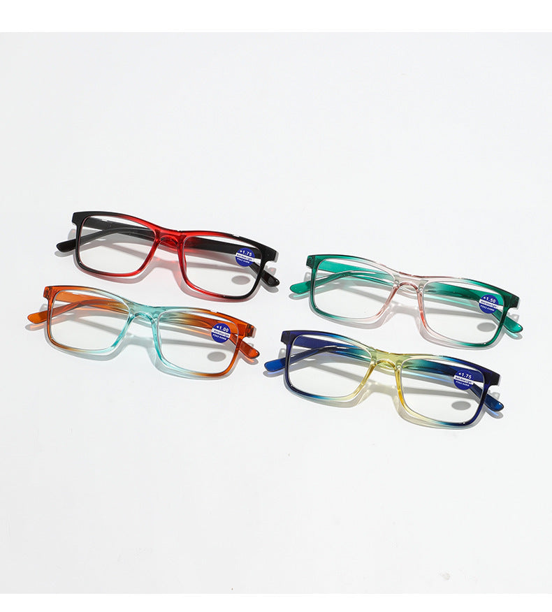 Presbyopic Glasses Female Small Square Box Plain