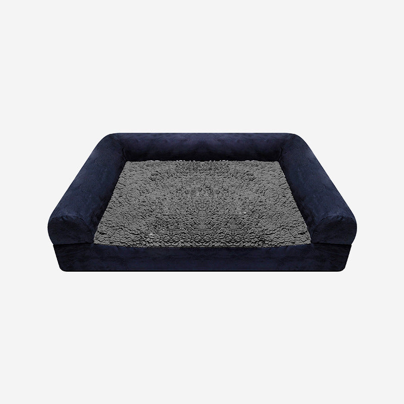 Suede Cotton Fleece Waterproof Removable Kennel