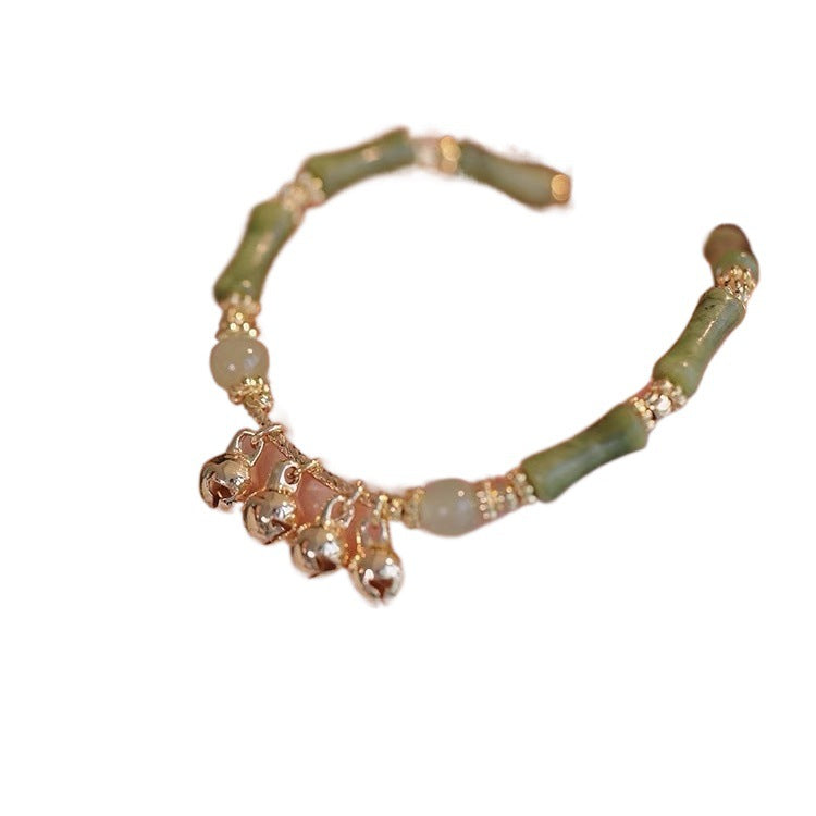 New Chinese Style Bamboo Bell Bracelet Women's Retro