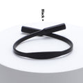 Solid Color Simple Silicone Glasses Non-slip Rope Glasses Strap