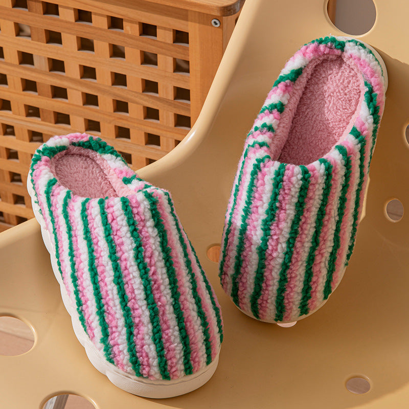 Cotton Slippers Non-slip Warm Platform Cotton Shoes