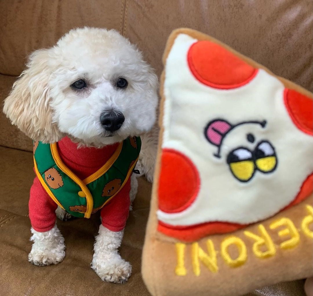 Pet Dog Pizza Sound Cute BB Call Sounding Toy