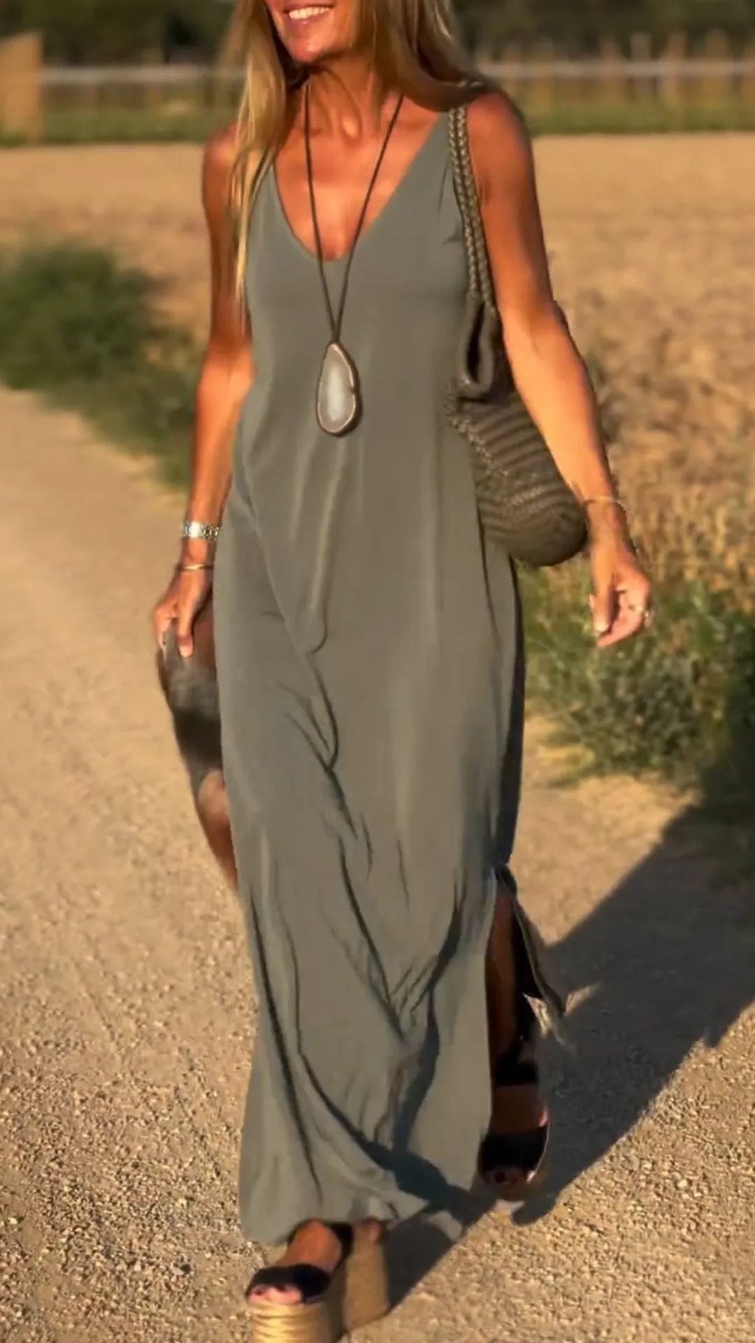 Female Sexy Trend V-neck Strap Dress